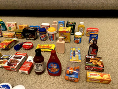 HUGE LOT OF 60+ ZURU MINI BRANDS FOOD, SNACKS, DRINKS & COLLECTOR’S CASE (AS IS)
