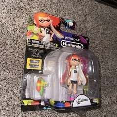 New World Of Nintendo Splatoon Orange Inkling Girl figure 2017 Jakks