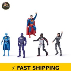 DC Comics Superman 5-Pack Action Figures Set for Ages 4 and Up