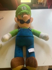 (2-Pack) Super Mario World of Nintendo Jumbo 20 Inch Stuffed Plush Mario & Luigi