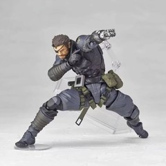 15cm Metal Gear Solid Solid Snake Articulated Action Figure Alloy Collectible Mo