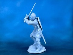 Tabletop Figure medieval knight 40mm Detailed Knight Sculpture