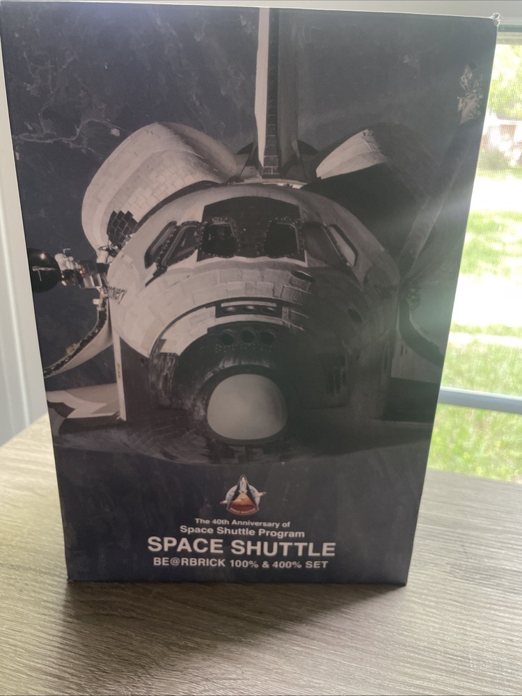 Space Shuttle 40th Anniversary BE@RBRICK 100% and 400% Set MEDICOM TOY