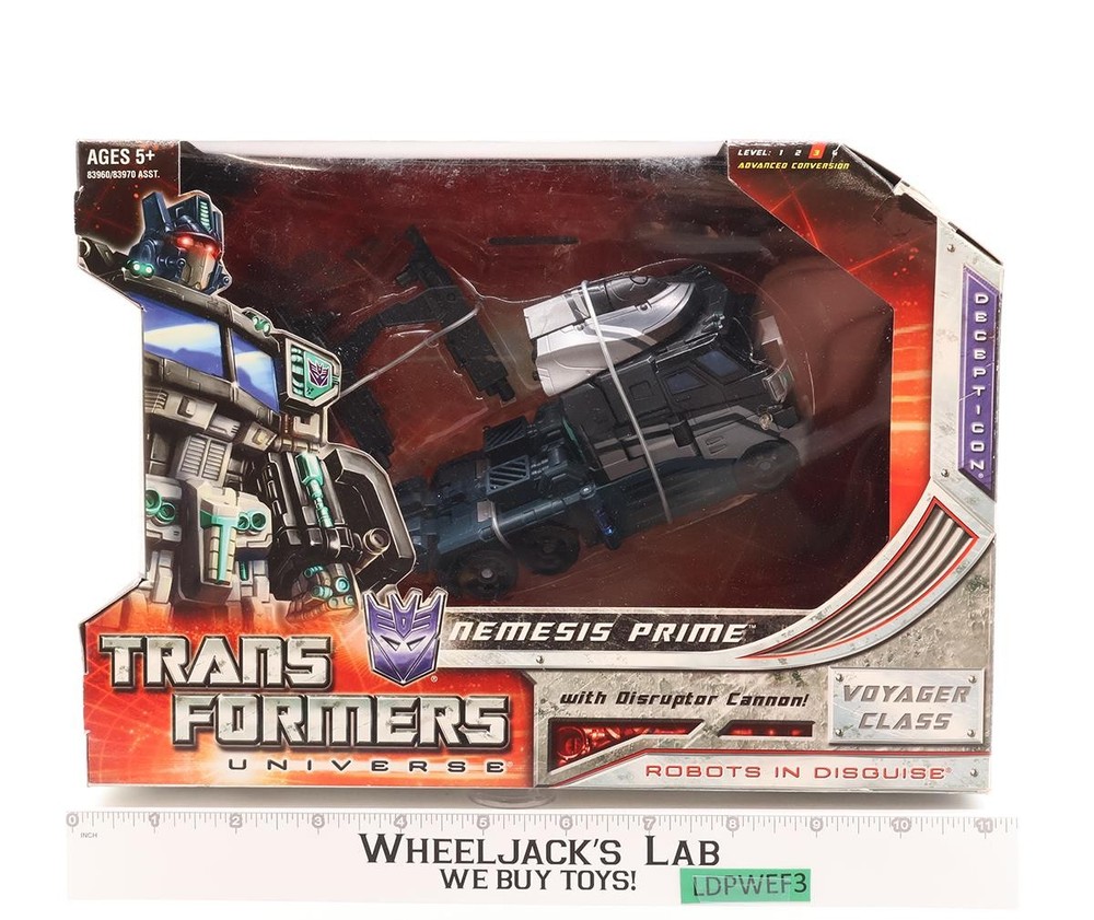 Nemesis Prime Transformers Universe Classics SDCC Voyager Class Hasbro MISB
