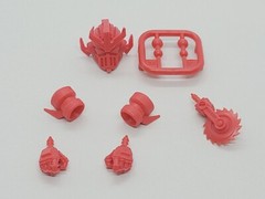 Robot Mini Kit Red Set 1/18 scale – Boss Fight Studio HACKS Vitruvian Armory