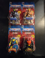 Mattel Masters of the Universe 40th Anniversary Collector’s Edition Lot of 4
