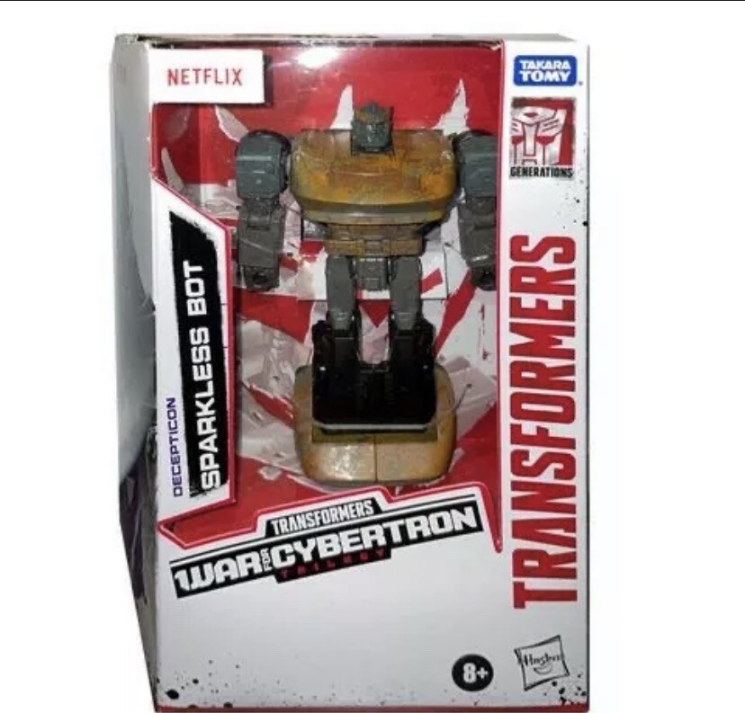 Transformers War For Cybertron wave 3 Netflix SPARKLESS BOT Walmart New