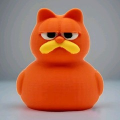 Garfield Duck Cruise Cruising Jeep 3D Printed
