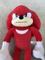 Knuckles The Echidna Sonic Hedgehog Sonic 2 Stuffed Plush Large 18”