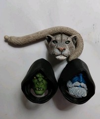 Mythic Legions K’ai Pacha All 3 Heads And Tail 1.0 1:12 new Out Of Package