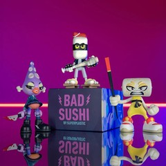 Superplastic⚡Bad Sushi ⚡1 Case of 12 Blind Boxes 3″ Mini Figures Factory Sealed