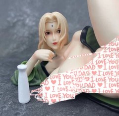 Sexy Adult Anime Statue Figure Cloak Drunken Tsunade Home Deco Art Toy No Box
