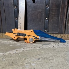 Power Rangers Time Force Deluxe Time Shadow Megazord Sword Blaster Gun Weapon