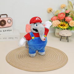 3X Elephant Mario Luigi Blue Toad Super Mario Bros Wonder Plush Toy Stuffed 8″