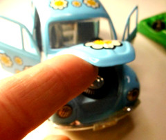 Disney Pixar Cars Plastic Toy Lot Of 8 Plus VW Diecast Flower Beetle & Small Car