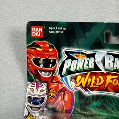 Bandai Lunar Wolf Power Ranger Wild Force Silver Action Figure 2002 NIB 10156