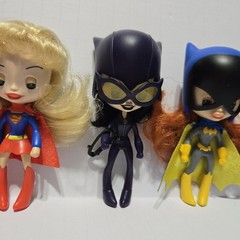 DC Super Hero Girls Posable Mini Dolls Catwoman Batgirl Wonderwoman Supergirl