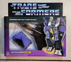 TRANSFORMERS G1 SKYWARP US SELLER MISB RARE! DECEPTICON JET TOY ROBOT SEEKER