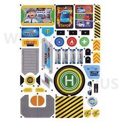 Tayo the Little Bus Emergency Rescue Center Play Set ICONIX Genuine TAYO PLAYTOY