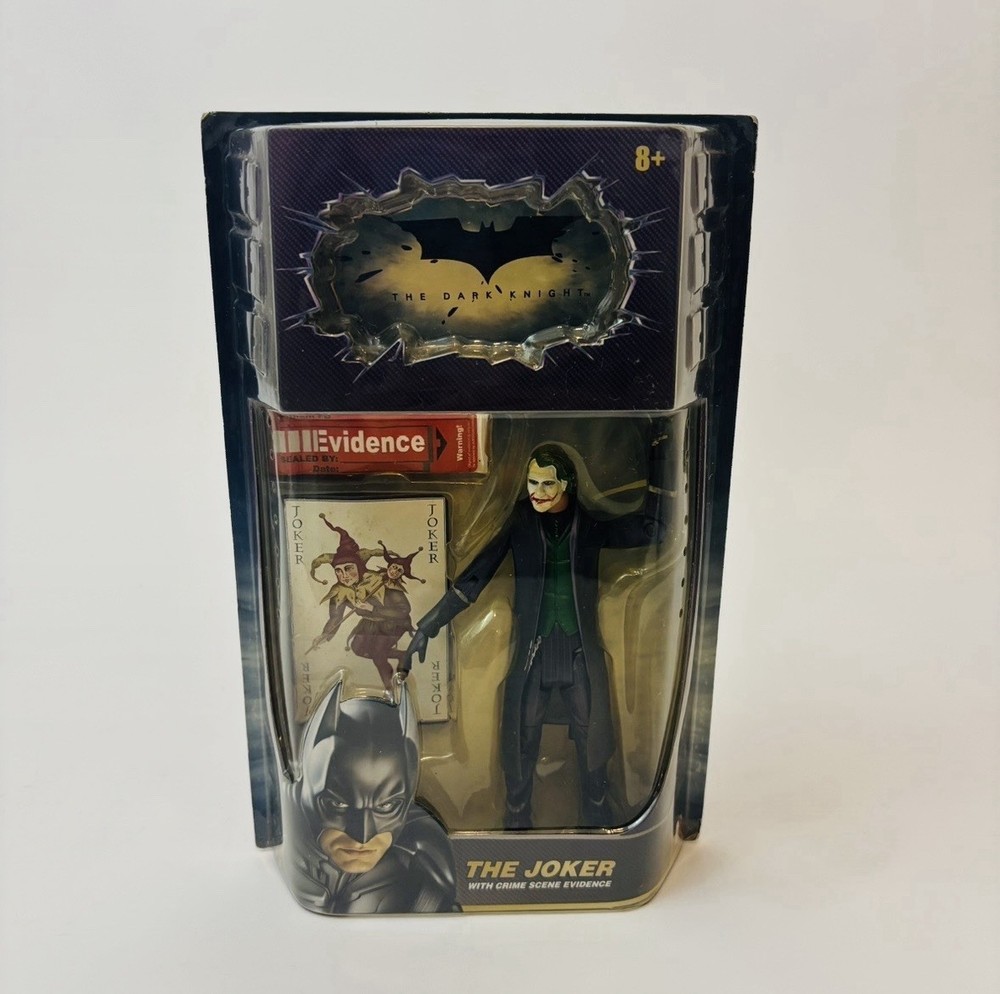 DC Batman The Dark Knight Joker With Crime Scene Evidence Action Figure Toy New