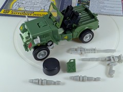 Transformers G1 HOUND The Movie Walmart Reissue Incomplete