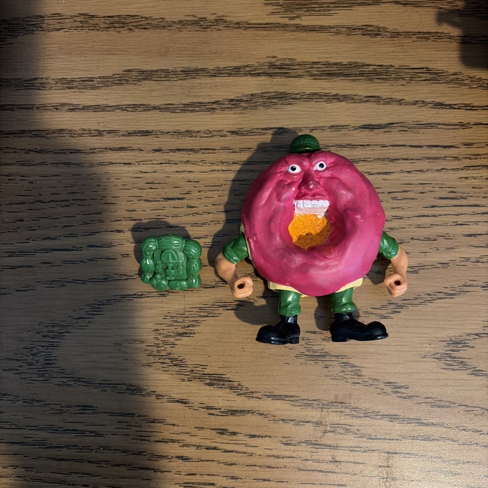 VTG Food Fighters Major Munch 1988 Mattel Pink Donut Variation RARE! W/ Backpack