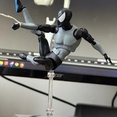 1/12 unpainted in grey Ct toys/ mafex symbiote spider man body parts kit