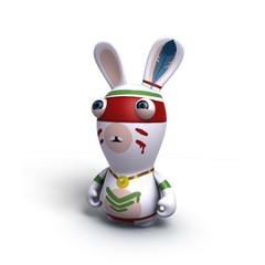 Bundle of 6 Figurine Rabbids Artoyz Travel in Time 9 cm / 3.5 inch **Brand New**