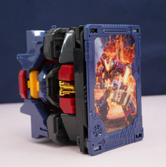Metal Cardbot W 2 set SolidHorn and NightGriffon, Transforming Korean robot toy