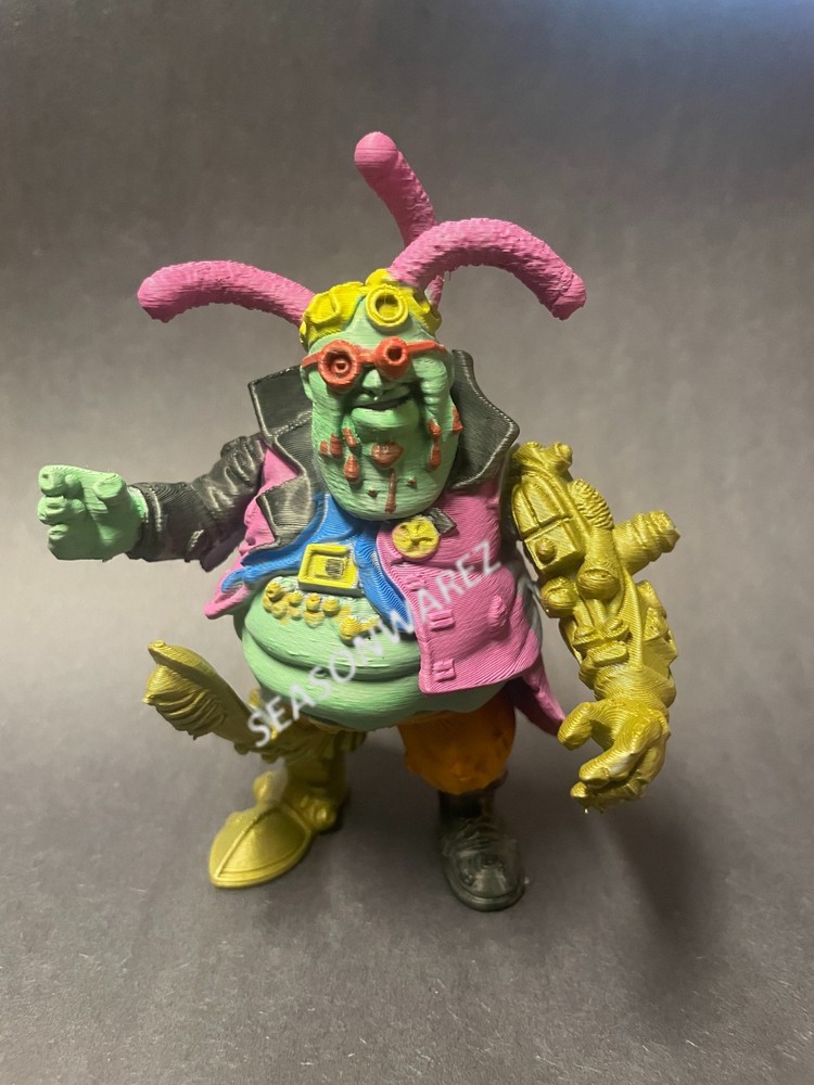 Toxic Crusaders Psycho- Hand Painted Figure FDM Printed