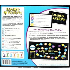 Loaded Questions – Funny Party Board Game for Family, Adults, and Children (4-6