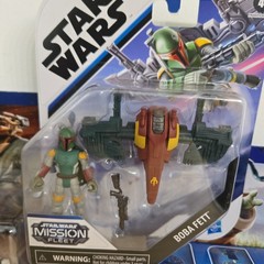 Hasbro Star Wars Mission Fleet Lot Ahsoka Tano The Mandalorian Boba Fett Grogu