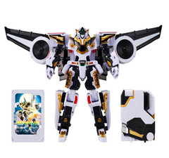 Metal Cardbot S SKY GALLOP White Airplane Kentauros Transforming Robot Car 2025