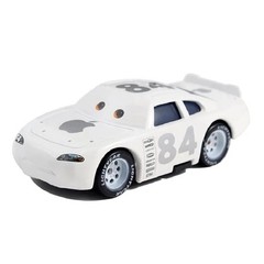 2PCS Disney Pixar Cars White Apple Mack Hauler Truck+Car 1:55 Diecast Toys Gifts