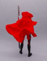 SU-C-RW: 1/12 Red Wired Cloak Cape for Marvel Legends Red Widow