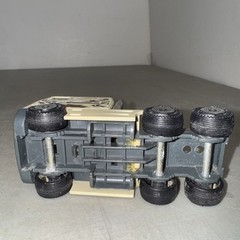 Vintage 1992 TONKA GI Joe MILITARY MACHINES Flat Bed Tractor Tráiler