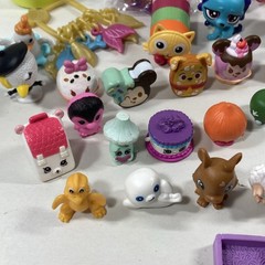 Mixed Lot Of Smalls, Shopkins, Puppy In My Pocket, Littlest Pet Shop, Tokidoki.