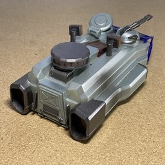Armored Binone Carrier Bimini Hovercraft, Irwin Sci-Fi Toy 2001, No Figures