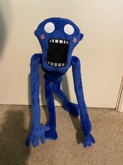 Siren Head BluePlush Toy Poprore Cartoonish Scary Soft Stuffed Figure