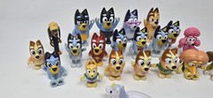 Bluey and Friends Family Figures Lot Of 20 Mixed Character