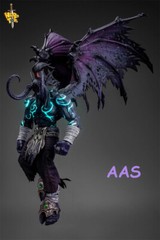 IN STOCK New Hero Toys World of War craft Demon Hunter Illidan Stormrage Figure