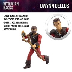 Dwynn Dellos (Halfling Scout) -Vitruvian H.A.C.K.S. 1:18 Scale Action Figure