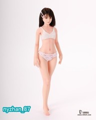 LDDOLL 27S 1/6 Girl Seamless Small Breast Body Steel Bone For 12″ Female Figure