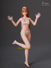 LDDOLL 1/6 27M Female Silicone Body Seamless Flexible 12″Action Figure f OB Head