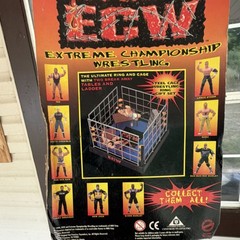 Original San Francisco Toymakers ECW Tommy Dreamer Action Figure w/Trash Can