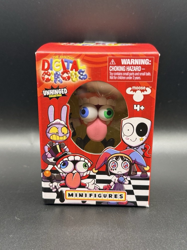 The Amazing Digital Circus Unhinged Excited Cain Mini Figure 2” In HAND