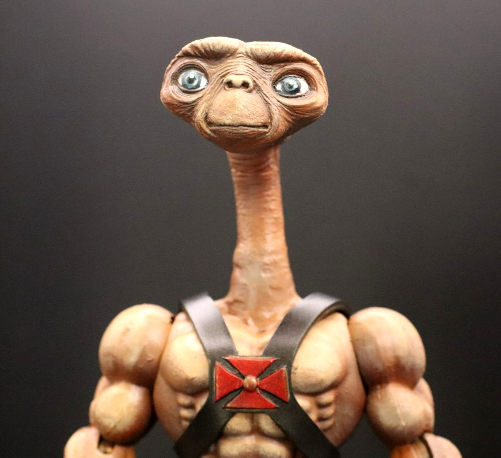 Custom MOTU-Inspire Action Figure – E.T. Swole Home 7″ in