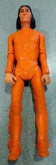1975 Marx Johnny West JWA Orange Geronimo Figure in Good Condition