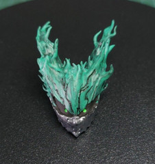 Handmade 1/12 3D Print Head for deku dark version Action Figure SHF(No body)
