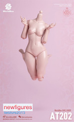 US Worldbox 1:6 AT202 Pale Skin Plump Hip 12 inch Female Action Figure Body Toys